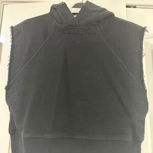 Rag & Bone Sleeveless Hooded Sweatshirt